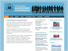Tablet Screenshot of anonymnialkoholici.cz